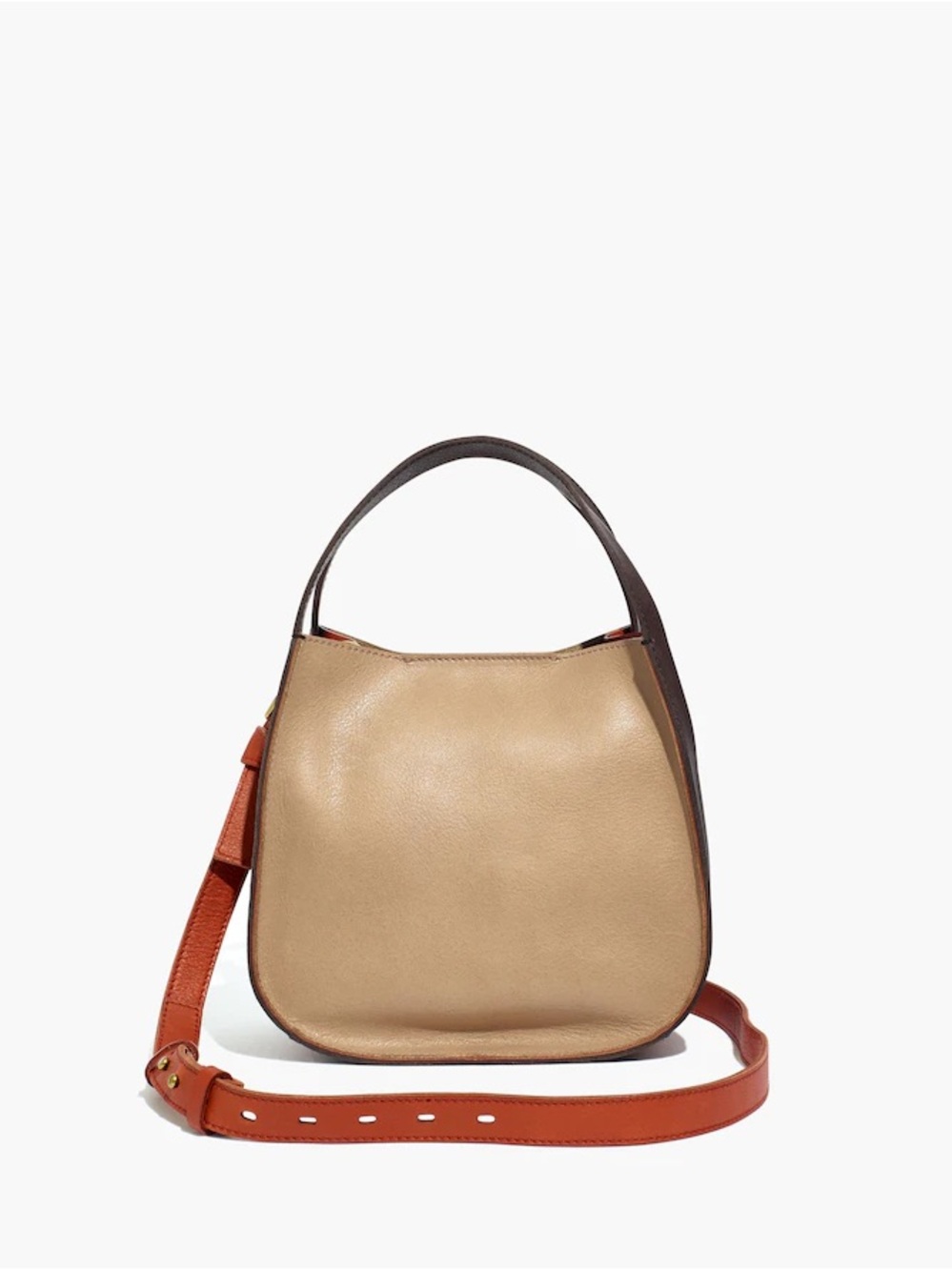NWT Madewell The Sydney Crossbody Bag in Colorblock Burnished Stone Multi